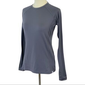 AVALANCHE Polygiene long sleeve tee shirt under layer top gray size S
